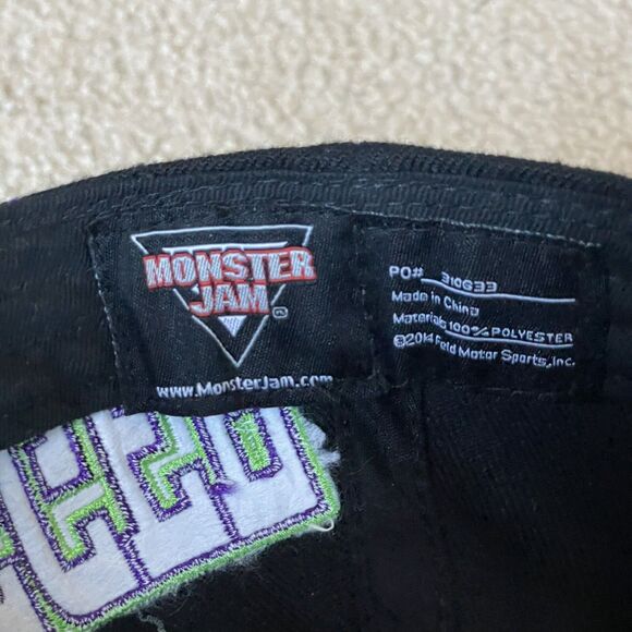 Grave Digger Monster Truck Jam Vintage Embroidered Snapback Hat Cap Retro Shovel - Picture 8 of 8
